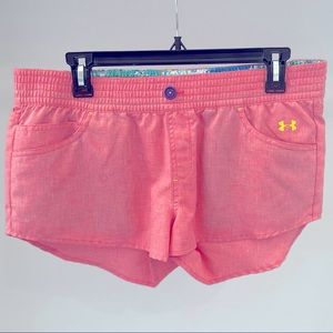 *3 FOR $40❗️Women’s Under Armour Mtn Quick Drying Shorts: Med. Coral Semi-Fitted